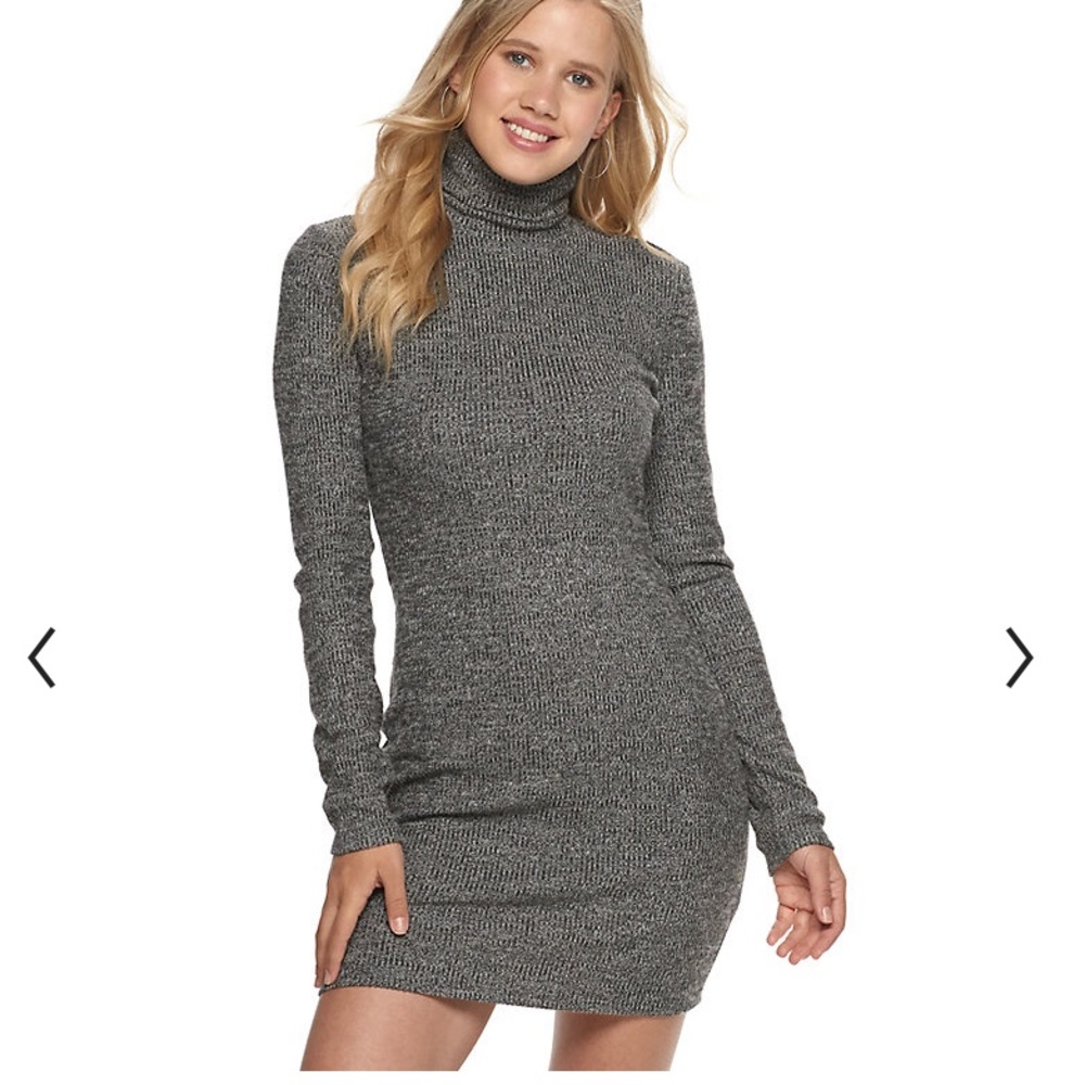 SO turtleneck Sweater Dress